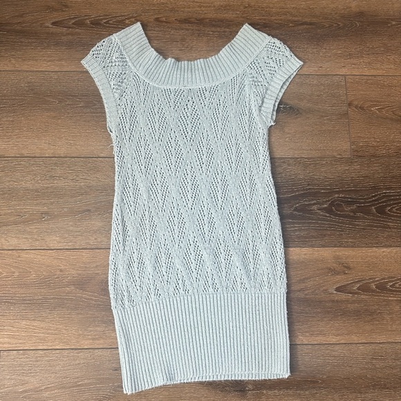 Light Blue Sweater Top - Picture 2 of 5